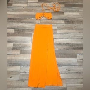 Tiger Mist Orange Kelli Two Piece Set